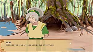 Korra's Swamp Handjob with Big Tits!