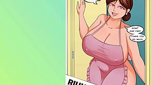 Cartoon Milf Dominates Pizza Delivery Boy with Raw Power