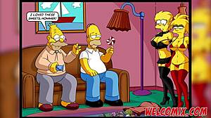 Can you handle the slutty Halloween action in this complete Simptoons porn comic?