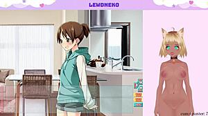 Vtuber Lewdneko เล่น Go Go Nippon แล้วเสียวตัวเอง! ตอนที่ 4 กับหน้าอกใหญ่และของเล่น