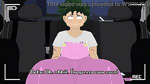 Mina avto seks z grobim dušenjem s čevljem