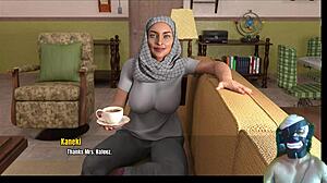 Hos bedstemor, næsten kneppet min atletiske ven.