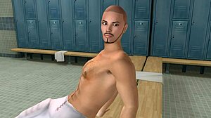 Парный 3D гей секс с пустынным принцем во французском стиле