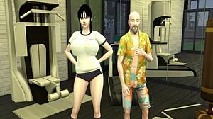 Dragon Ball Hentai: ChiChi trænet seksuelt af perverteret Master Roshi