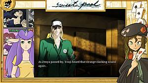 이 블론드녀가 스위트 풀 야오이 게임에서 몬스터 자지 빨아 파트 4!