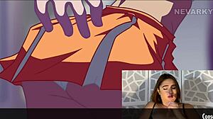 hon försökte komma med mig med hjälp av leksaker. dubbel penetration hentai utspelar sig.