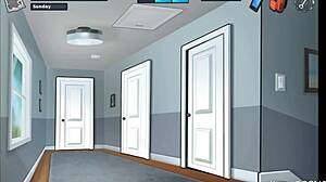 سمر تايم ساغا تتكشف بمشهد جنسي حار. تركب وجه أخ غير شقيق مباشرة على الكاميرا للجميع.