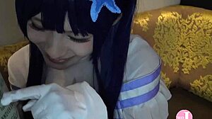 ไอดอลญี่ปุ่นแต่งคอสเพลย์อยากเย็ดสไตล์สุนัขครีมพายในอินโทรเฮนไตยร้อนๆ