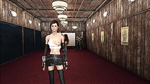 Fallout 4 Mode Nummer 203 Speciale Garderobe 9 Deel 2 Met Schattige Sexy Brunette Hentai Anime
