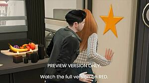 Трейлер превью интенсивной сцены 3D хентай