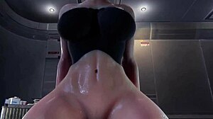 Ragazza posseduta da spirito lussurioso seduce uomo per scopata anale 3D dura e creampie