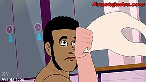 Gay anime hentai'de hetero dotado stud! Vay be, ne sürpriz!