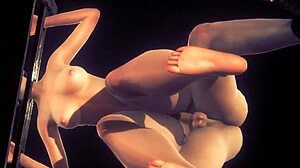 Genshin Impact hentai s Xianglin v necenzuriranem ročnem delu in analnem dejanju iz japonske anime igralne pornografije