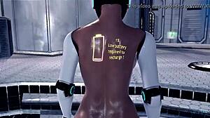 Teaser de Animación 3D de Sexbot Shemale en Acción Salvaje