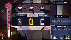 Zilverharige babe neukt in anime cosplay spel deel 4