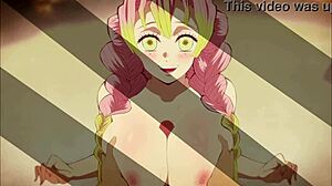 Mitsuri et Tanjiro en baise chaude Demon Slayer