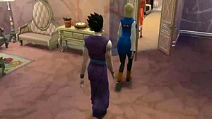 Dragon Ball Hentai Ep 18 - Videl și Nr 18 Futute Tare ca Soții Infidele Fierbinți?