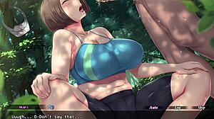 Betrügende Ehefrau verführt Tutor in versteckter Hentai Spiel Affäre. Ihre Doggystyle Gelüste schocken alle!