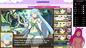 Lewdneko de Vtuber speelt Evenicle met solo dildo plezier?