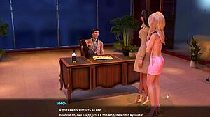 Wow, módny biznis ep 3 časť 9 je čistý oheň! Striptease a assfucking celú cestu!