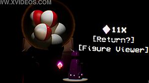 Isıdaki Rule 34 Fnaf parodi bölüm 1... Adamım, Freddy'nin canavar siki dünyamı sallıyor!