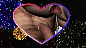 Erotismo animado 3D de anal en dormitorio con corrida en el culo escena 01