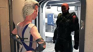 Эй, глянь на горячий минет от моей похотливой блондинки-подруги!