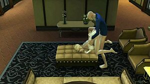 ड्रैगन बॉल एप 34 - मेस्ट्रो रोशी अपने हरम को रॉ ऐनल एक्शन से डोमिनेट करता है।