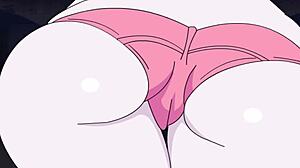 mangle屁股在热辣动漫场景里狂抖