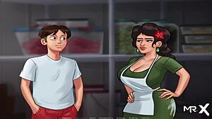 Summertimesaga - голям зрял мексикански задник изкушава в епизод 43. Смееш ли да гледаш?