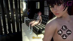 i can’t believe this cute dickgirl animation with tiny anal futanari on male action!