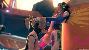 Hej Mercy, vill du djupsuva D.Va såhär på Fortnite? Gå med XXXToonHub nu!
