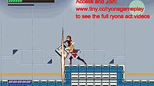 क्यूट ब्लॉन्ड इरोटिक हेंटाई गेम एक्सप्लोर करती है मेन के साथ फॉर्बी एक्ट में