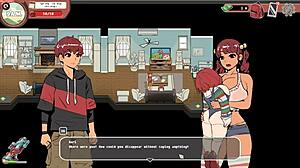 Nerdy Bookworm Girl Fa Seghetta Pubblica Tabù in Biblioteca Durante Spooky Milk Life Hentai Game Episodio 19