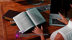 Вау! Крупный план мокрой киски Лары Крофт в соло мастурбации с душем!