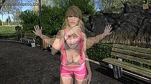 Yo, treeni seksikkään blondi Katian kanssa Big City Pleasures 9:ssa on villi