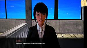 Teen rødhåret med stor røv rider cowgirl-stil i hedt spil