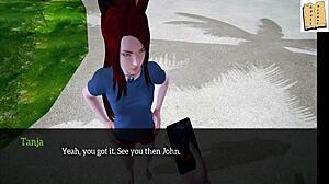 Szőke fiatalok kicsi cicikkel a családi játék 19-ben