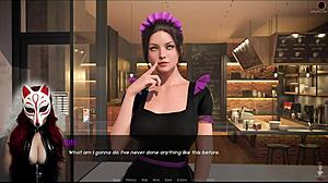 كيت 8 تظهر من تحت التنورة في زي خادمة! مزاح عام مع صدر كبير... واو! 😍