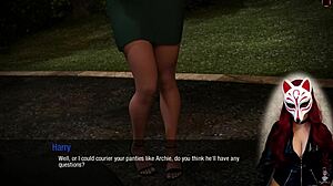 Kate chycená veřejně se sukni nahoře v outdoorové vysokoškolské scéně