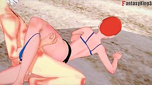 Gwen Tennyson dalam bikini liar di pantai, tonton fantasi Ben10 dalam FPOV