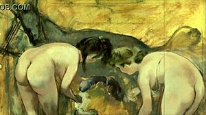 Ilustração Erótica Vintage Descritiva Mostrando Arte Sensual de Anime Clássico