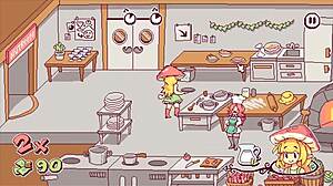 Футанари Ди Фунги Фута Хентай Игра Эп 2 Кончает На Сиськи Клиентов