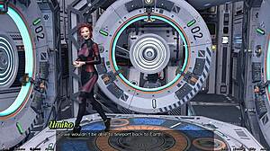 Naufragado no espaço 95 - segurando a mão da cientista asiática milf