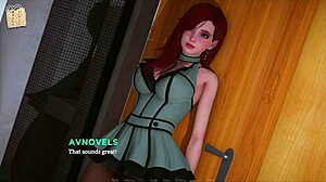 Eternum 174 - Крутая девчонка в облегающем наряде дразнит огромные сиськи.