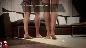 just chilling with zenos anthology ep 26, watching this hot milf in see-through gear. man, the game gets wild sometimes!