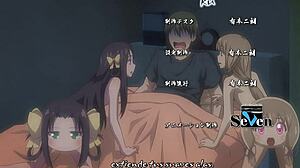 Nobunaga-sensei no Osanazuma 12 punya aksi hisap tetek ganas dengan awek tetek besar.