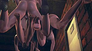 My Hero Academia Hentai - Froppy y Momo en acción creampie trío estilo manga japonés