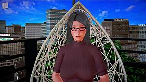 Familia mea nouă 480: Milfă fierbinte seduce adolescenta cu sâni mari și fund strâns în acțiune sălbatică.