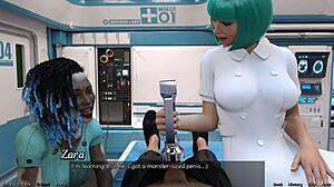 Wow, hun beder om at røre min pik i stranded space 26